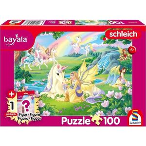 Puzzle 100 Magiczne jednorożce + figurka G3 EDUKAMP