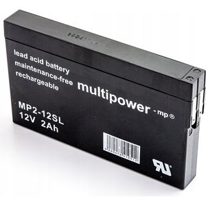 Akumulator Multipower MP2-12SL 12V2Ah F1