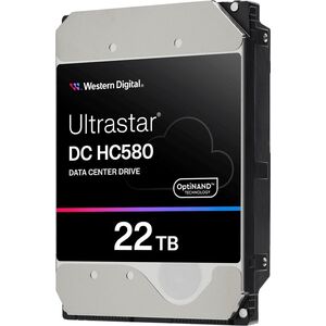 WESTERN DIGITAL ULTRASTAR DC HC580 8,89cm 3,5Zoll 26.1MM 22TB 512MB 7200RPM SAS ULTRA 512E SE P3 DC