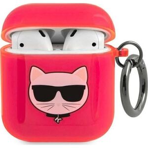 Karl Lagerfeld Etui ochronne KLA2UCHFP Choupette do AirPods 1/2 różowe