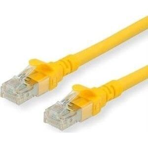 Roline ROLINE - Patch- Cable - RJ- 45 (M) to RJ- 45 (M) - 20 m - UTP - CAT 6a - halogen free, shaped, stranded - yellow (21.15.2729)