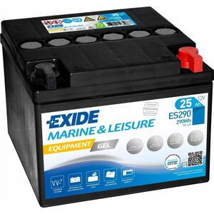 Μπαταρία EXIDE 12V 25Ah/240A EQUIPMENT GEL/ΖΕΛ MARINE/RV (P+ biegun gwintowany) 165x175x125 B0 (ζελέ)