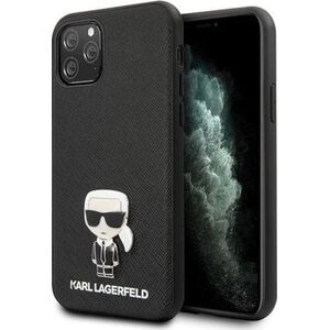 Karl Lagerfeld Karl Lagerfeld KLHCN61IKFBMBK iPhone 11 hardcase czarny/black Saffiano Ikonik
