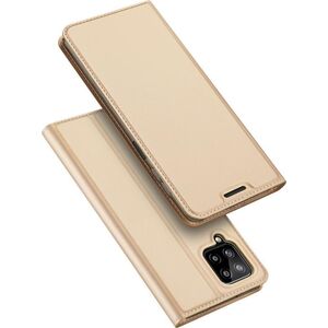 Dux Ducis Dux Ducis Skin Pro kabura etui pokrowiec z klapką Samsung Galaxy A22 4G złoty