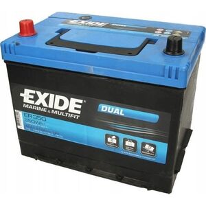 Μπαταρία EXIDE 12V 80Ah/510A DUAL MARINE/RV (L+ biegun standardowy) 260x175x225 B0 (dodatkowy-auxiliary/βαθιάς εκφόρτισης/εκκίνησης-τροφοδοσίας/εκκίνησης)
