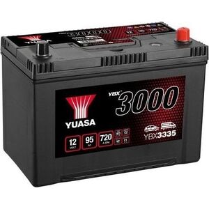 Μπαταρία YUASA 12V 95Ah/720A YBX3000 SMF (P+ standardowy) 303x174x225 B01 (εκκίνησης)