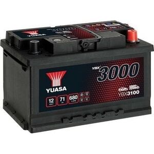 Μπαταρία YUASA 12V 71Ah/680A YBX3000 SMF (P+ standardowy) 278x175x175 B13 (εκκίνησης)