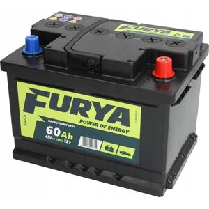 Μπαταρία FURYA 12V 60Ah/450A (P+ τυπικός πόλος) 242x175x175 B13 - βάση ύψους 10,5 mm (εκκίνησης)