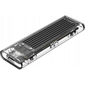 Θήκη δίσκου M.2 NVME σε USB-C 10Gbps - μαύρη