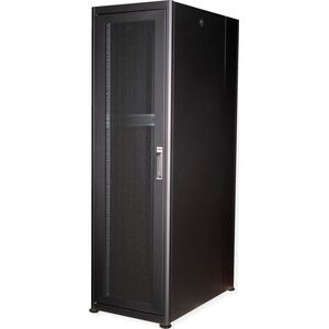 Roline ROLINE Serverschrank Basic 48,26cm 19Zoll 42 HE 600x1000 BxT perforiert schwarz