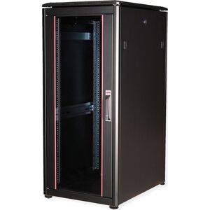 Szafa Roline ROLINE Netzwerkschrank Pro 48,26cm 19Zoll 26 HE 600x800 BxT Glast�r schwarz