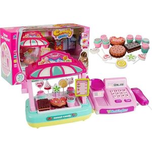 Lean Sport Kasa Fiskalna + Stragan Słodkości Candy shop 35 elementów