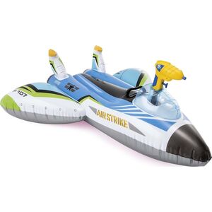Intex Samolot dmuchany z działkiem, Intex, 117x117 cm, niebieski