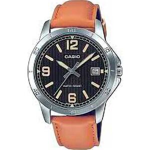Zegarek Casio Zegarek marki Casio model MTP-V004L kolor Brązowy. Akcesoria męski. Sezon: Cały rok NoSize