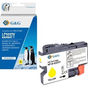 Μελάνι G&G G&G συμβατό με LC-3237Y, NP-B-03237Y, κίτρινο, 1500 σελίδες