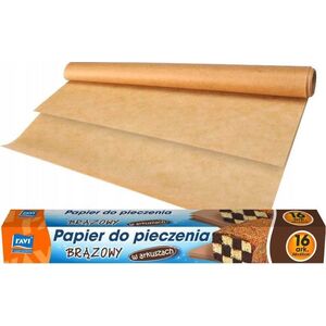 Papier do pieczenia w arkuszach 38x42cm, brązowy