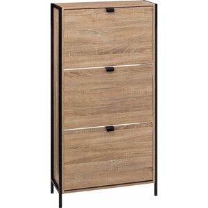 5five Szafka na buty ALIAJ, 3 przegrody, 63,2 x 24 x 122 cm