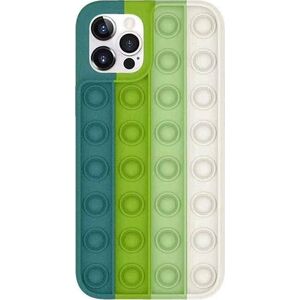 Mocco Θήκη Bubble Antistress για Apple iPhone 11 Pro Max Σκούρο Πράσινο