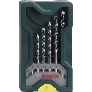 Bosch Bosch Mini X-Line Wiertła do betonu - zestaw 7 sztuk