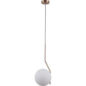 Lampa wisząca Italux Lampa wisząca biała do jadalni Italux Carimi PND-3300-1-HBR