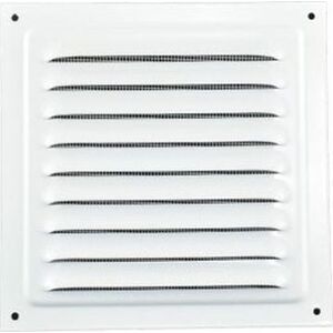 Vents Group sp. z o.o. Osłona wentylatora metalowa z siatką 300x300mm biała WPFMVM300