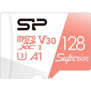 Karta Silicon Power Superior MicroSDXC 128 GB Class 10 UHS-I/U3 A1 V30 (SP128GBSTXDV3V20SP)