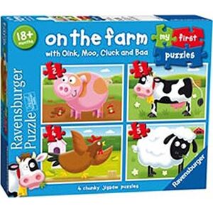 Ravensburger Ravensburger 7302 Moja pierwsza łamigłówka na farmie Puzzle - 2, 3, 4 i 5 szt.