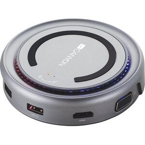 Stacja/replikator Canyon CANYON Hub DS-7, bezprzwodowe ładowanie 10W, 7w1, USB-C, LED, Szary