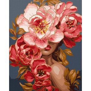 Malowanie po numerach - Kwitnący wdzięk 40x50cm