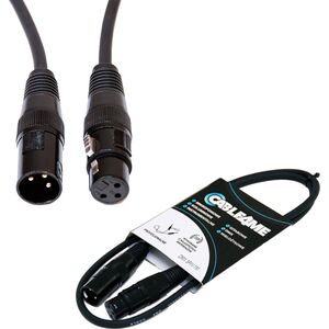 CABLE4ME kabel DMX 3Pin 1m przewód do świateł
