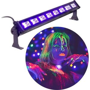 LIGHT4ME LED BAR UV 8 listwa belka LED 8x3W ultrafiolet