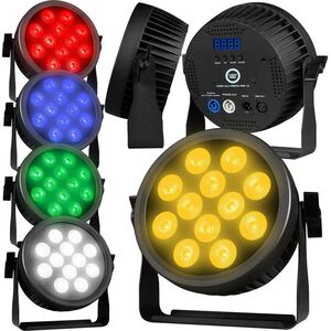 LIGHT4ME CREE ALU PENTA PAR 12 reflektor par efekt świetlny 12x15W RGBWA SMD LED 5w1