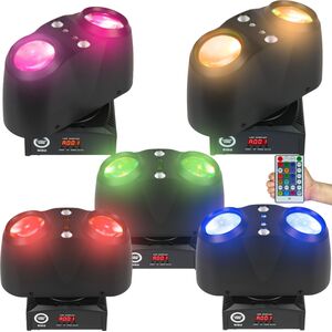 LIGHT4ME SID2 multiefekt świetlny LED 4w1 efekt beam RGBW laser R/G stroboskop