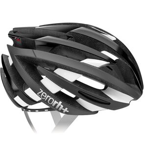 RH+ Kask rowerowy ZY Shiny Black-Bridge Matt White EHX6055 03 czarno-biały r. L/XL (58-62)