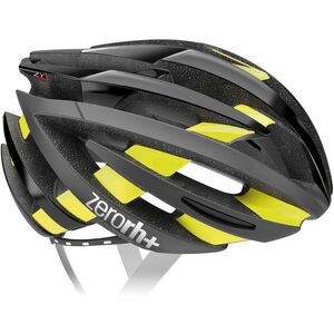 RH+ Kask rowerowy ZY Shiny Black-Bridge Yellow Fluo EHX6055 01 czarno-żółty r. L/XL (58-62)