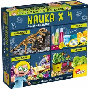 Lisciani Zestaw naukowy I'M A Genius Nauka x 4