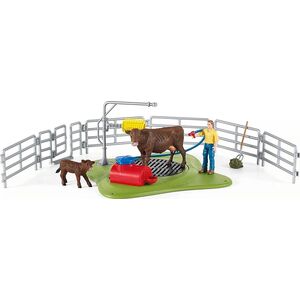 Figurka Schleich Schleich 42529 Myjnia szczęśliwych krów Farm World