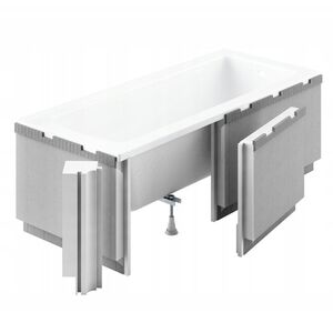Περίβλημα με εγκοπή για πόδια/led (εγκοπή 8x5 cm) 170+90x58