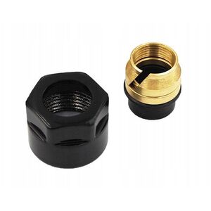 Varioterm Σύνδεσμος/Προσαρμογέας σύσφιξης M22x1,5 x Cu 15x1 Μαύρο ματ
