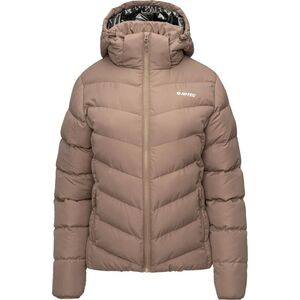 Damska kurtka puchowa z kapturem ocieplana zimowa pikowana Hi-tec Lady Varmi rozmiar XL