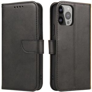 Θήκη Hurtel Magnet Case για Samsung A15 με καπάκι και πορτοφόλι - μαύρο