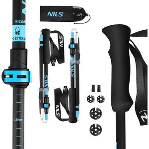 Kijki trekkingowe Nils Aluminiowe TK8604 regulwoane 38,5-135cm