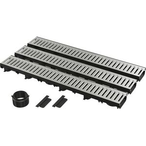 ExtraLink Odpływ Garażowy set 3 m (2x zaślepka, 1x gniazdo DN110)