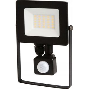 Naświetlacz ECOLIGHT2 Projektor LED Eco Light EC79884 slim 30W 2700lm 4000K IP65 czujnik ruchu czarny