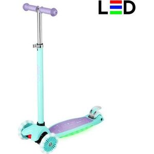 Hulajnoga dziecięca podświetlana led Nils Fun HLB1310 fioletowa