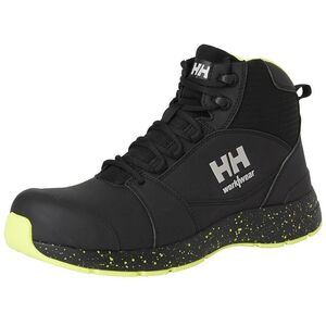 Παπούτσια HELLY HANSEN Barcode MXR Mid S3S, μαύρο/κίτρινο 39