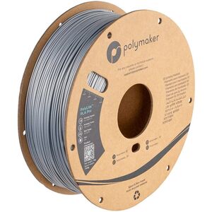 Filament Polymaker PolyLite Metallic PLA Pro 1,75mm 1kg - Silver}