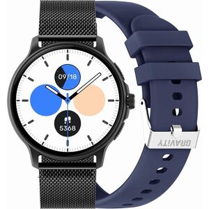 SMARTWATCH UNISEX GRAVITY GT12-2 - ROZMOWY BLUETOOTH, DODATKOWY PASEK (sg035b)