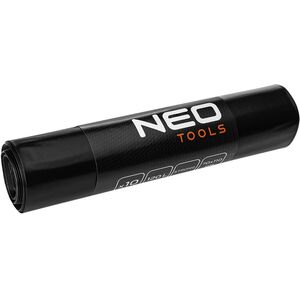 Worki budowlane 120 L, czarne, 10 sztuk, 70 mic
