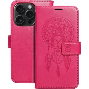 OEM Kabura MEZZO Book do IPHONE 15 Pro łapacz snów magenta